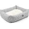 Show in main carousel: Majestic Pet Luxe Bagel Charlie Bolster Dog Bed with Removable Cover, Gray, X-Large slide 4 of 6
