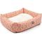 Show in main carousel: Majestic Pet Luxe Bagel Charlie Bolster Dog Bed with Removable Cover, Salmon, X-Large slide 4 of 5