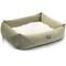 Show in main carousel: Majestic Pet Luxe Bagel Faux Suede Bolster Dog Bed with Removable Cover, Sage, Large slide 3 of 5