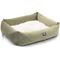Show in main carousel: Majestic Pet Luxe Bagel Faux Suede Bolster Dog Bed with Removable Cover, Sage, X-Large slide 3 of 6