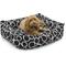 Show in main carousel: Majestic Pet Luxe Bagel Fusion Bolster Dog Bed with Removable Cover, Black, Large slide 2 of 4