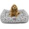 Show in main carousel: Majestic Pet Luxe Bagel Fusion Bolster Dog Bed with Removable Cover, Gray, X-Large slide 1 of 3