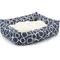 Show in main carousel: Majestic Pet Luxe Bagel Fusion Bolster Dog Bed with Removable Cover, Navy, Large slide 3 of 4