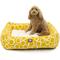 Show in main carousel: Majestic Pet Luxe Bagel Fusion Bolster Dog Bed with Removable Cover, Yellow, X-Large slide 1 of 6