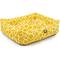 Show in main carousel: Majestic Pet Luxe Bagel Fusion Bolster Dog Bed with Removable Cover, Yellow, X-Large slide 5 of 6