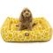 Show in main carousel: Majestic Pet Luxe Bagel Fusion Bolster Dog Bed with Removable Cover, Yellow, X-Large slide 3 of 6
