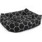 Show in main carousel: Majestic Pet Luxe Bagel Hexo Shapes Bolster Dog Bed with Removable Cover, Black, Large slide 4 of 4