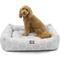 Show in main carousel: Majestic Pet Luxe Bagel Hexo Shapes Bolster Dog Bed with Removable Cover, Grey, Large slide 2 of 4
