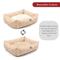 Show in main carousel: Majestic Pet Luxe Bagel Hexo Shapes Bolster Dog Bed with Removable Cover, Pink, Large slide 5 of 5