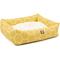 Show in main carousel: Majestic Pet Luxe Bagel Hexo Shapes Bolster Dog Bed with Removable Cover, Yellow, Large slide 2 of 4