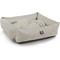 Show in main carousel: Majestic Pet Luxe Bagel Jackson Heathered Bolster Dog Bed with Removable Cover, Tan, Large slide 4 of 6
