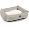 Show in main carousel: Majestic Pet Luxe Bagel Jackson Heathered Bolster Dog Bed with Removable Cover, Tan, Large slide 3 of 6