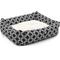 Show in main carousel: Majestic Pet Luxe Bagel Links Bolster Dog Bed with Removable Cover, Black, X-Large slide 3 of 6