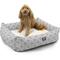 Show in main carousel: Majestic Pet Luxe Bagel Links Bolster Dog Bed with Removable Cover, Gray, X-Large slide 1 of 6