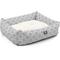 Show in main carousel: Majestic Pet Luxe Bagel Links Bolster Dog Bed with Removable Cover, Gray, X-Large slide 3 of 6