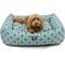 Show in main carousel: Majestic Pet Luxe Bagel Links Bolster Dog Bed with Removable Cover, Teal, X-Large slide 2 of 6
