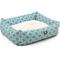 Show in main carousel: Majestic Pet Luxe Bagel Links Bolster Dog Bed with Removable Cover, Teal, X-Large slide 3 of 6