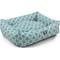 Show in main carousel: Majestic Pet Luxe Bagel Links Bolster Dog Bed with Removable Cover, Teal, X-Large slide 4 of 6