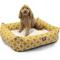 Show in main carousel: Majestic Pet Luxe Bagel Links Bolster Dog Bed with Removable Cover, Yellow, X-Large slide 1 of 6