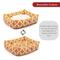 Show in main carousel: Majestic Pet Luxe Bagel Trellis Bolster Dog Bed with Removable Cover, Peach, Large slide 5 of 5