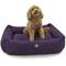 Show in main carousel: Majestic Pet Luxe Bagel Velvet Bolster Dog Bed with Removable Cover, Amethyst, X-Large slide 3 of 7
