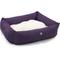 Show in main carousel: Majestic Pet Luxe Bagel Velvet Bolster Dog Bed with Removable Cover, Amethyst, X-Large slide 4 of 7