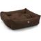 Show in main carousel: Majestic Pet Luxe Bagel Velvet Bolster Dog Bed with Removable Cover, Espresso, Large slide 4 of 6