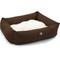 Show in main carousel: Majestic Pet Luxe Bagel Velvet Bolster Dog Bed with Removable Cover, Espresso, X-Large slide 3 of 6