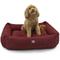 Show in main carousel: Majestic Pet Luxe Bagel Velvet Bolster Dog Bed with Removable Cover, Marron, Large slide 2 of 5