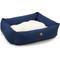 Show in main carousel: Majestic Pet Luxe Bagel Velvet Bolster Dog Bed with Removable Cover, Navy, X-Large slide 3 of 6