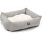 Show in main carousel: Majestic Pet Luxe Bagel Velvet Bolster Dog Bed with Removable Cover, Smoke, X-Large slide 3 of 6
