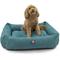 Show in main carousel: Majestic Pet Luxe Bagel Velvet Bolster Dog Bed with Removable Cover, Turquoise, X-Large slide 2 of 6