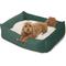 Show in main carousel: Majestic Pet Luxe Bagel Villa Bolster Dog Bed with Removable Cover, Marine, Large slide 1 of 2