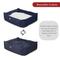 Show in main carousel: Majestic Pet Luxe Bagel Villa Bolster Dog Bed with Removable Cover, Navy, X-Large slide 5 of 6