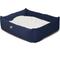 Show in main carousel: Majestic Pet Luxe Bagel Villa Bolster Dog Bed with Removable Cover, Navy, X-Large slide 3 of 6