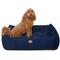 Show in main carousel: Majestic Pet Luxe Bagel Villa Bolster Dog Bed with Removable Cover, Navy, X-Large slide 2 of 6