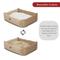 Show in main carousel: Majestic Pet Luxe Bagel Villa Bolster Dog Bed with Removable Cover, Pearl, X-Large slide 5 of 6