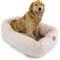 Show in main carousel: Majestic Pet Palette Heathered Bagel Bolster Dog Bed, Blush Pink, X-Large slide 1 of 6