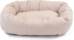Majestic Pet Palette Heathered Bagel Bolster Dog Bed, Blush Pink, X-Large slide 2 of 5