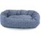 Show in main carousel: Majestic Pet Palette Heathered Bagel Bolster Dog Bed, Navy Blue Denim, X-Large slide 3 of 7