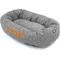 Show in main carousel: Majestic Pet Palette Heathered Personalized Bagel Cat & Dog Bed, Light Black, Large slide 2 of 7