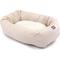 Show in main carousel: Majestic Pet Palette Heathered Sherpa Bagel Bolster Dog Bed, Blush Pink, Large slide 3 of 6