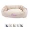 Show in main carousel: Majestic Pet Palette Heathered Sherpa Personalized Bagel Cat & Dog Bed, Blush Pink, X-Large slide 1 of 7