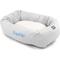 Show in main carousel: Majestic Pet Palette Heathered Sherpa Personalized Bagel Cat & Dog Bed, Gray, X-Large slide 3 of 8