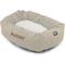 Show in main carousel: Majestic Pet Palette Heathered Sherpa Personalized Bagel Cat & Dog Bed, Tan, Large slide 3 of 8