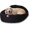 Show in main carousel: Majestic Pet Personalized Bagel Bolster Dog & Cat Bed, Black, Large slide 3 of 6