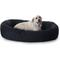Show in main carousel: Majestic Pet Personalized Bagel Bolster Dog & Cat Bed, Black, X-Large slide 3 of 6