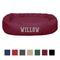 Show in main carousel: Majestic Pet Personalized Bagel Bolster Dog & Cat Bed, Burgundy, Large slide 1 of 6