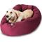 Show in main carousel: Majestic Pet Personalized Bagel Bolster Dog & Cat Bed, Burgundy, Large slide 3 of 6