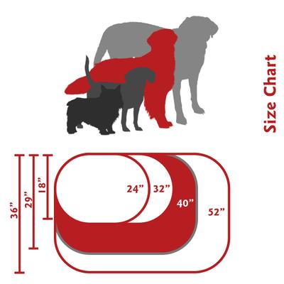 Show full view: Majestic Pet Personalized Bagel Bolster Dog & Cat Bed, Gray, Large slide 4 of 6